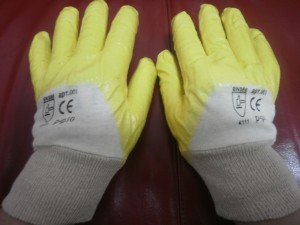 Перчатки хб с нитриловым покрытием ЛАЙТ