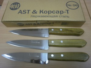Нож кухонный 6',деревянная ручка, нерж.сталь № 06, 1.2мм-толщина лезвия