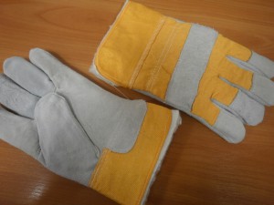 Перчатки спилковые утепленные ТРАЛ