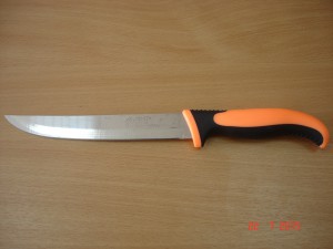 Нож кухонный 7' Пластик, обрезиненная ручка № 12-Р