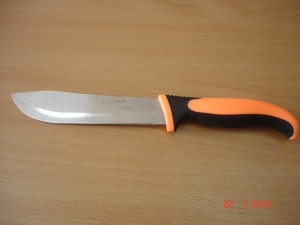 Нож кухонный 6' Пластик, обрезиненная ручка № 11-Р