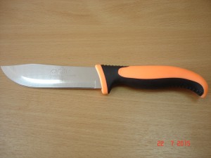 Нож кухонный 5' Пластик, обрезиненная ручка № 10-Р