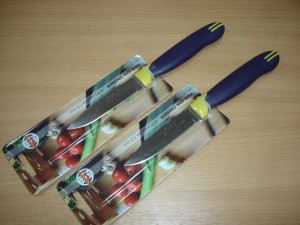 Нож кухонный 3' для овощей пластиковая ручка №1